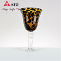 Leopardenmuster Martini Glass Getränkeweinbecher